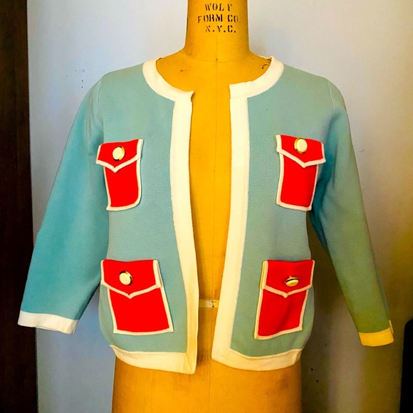 Orla Kiely Jackets & Blazers - Preppy crop Orla Kiely jacket